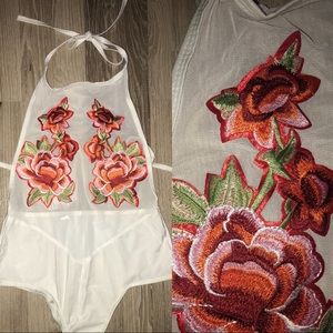 White Bodysuit- Never Worn